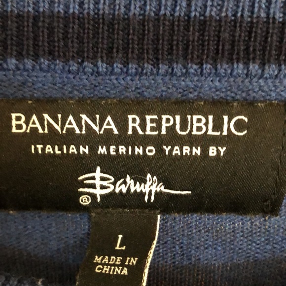 Banana Republic Italian merino wool sweater size large mens - Picture 2 of 4